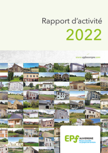 Couverture Rapport d'activité 2022 de l'EPF Auvergne