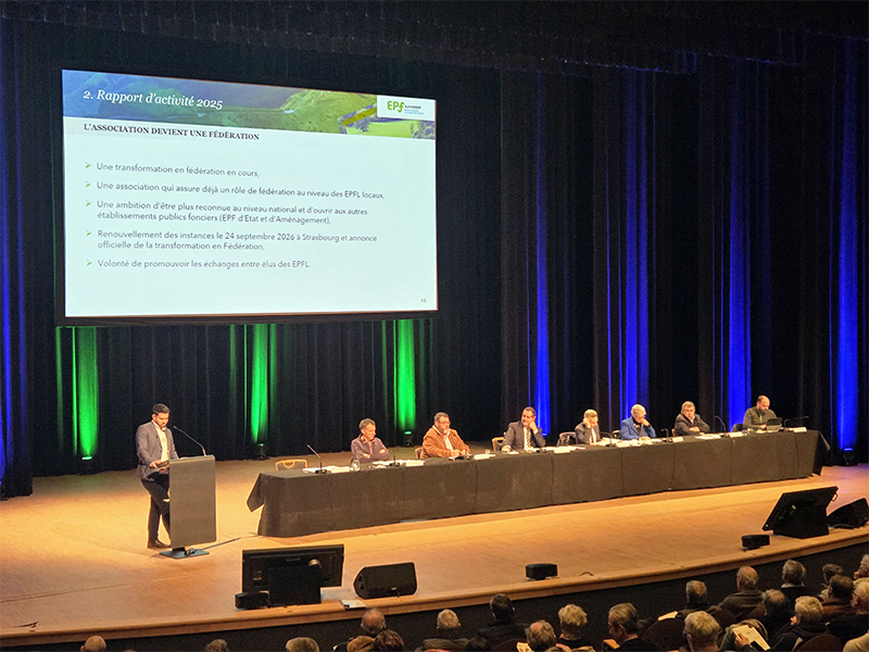Assemblée Générale EPF Auvergne_02.02.2026_2 Présentation du rapport d'activité 2025 de l'EPF Auvergne par Jérémy Mendes, Directeur, lors de l'Assemblée Générale du 02 février 2026