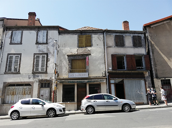Ilot dégradé Maringues 2 Illustration d'un bâti pour la requalification d'un îlot dégradé à Maringues (63)