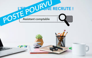 Visuel illustrant l'offre de recrutement de l'EPF Auvergne au poste de Assistant comptable qui est pourvu