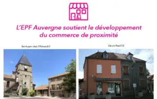 Exemples d'acquisitions pour la sauvegarde de commerces en centre-bourg