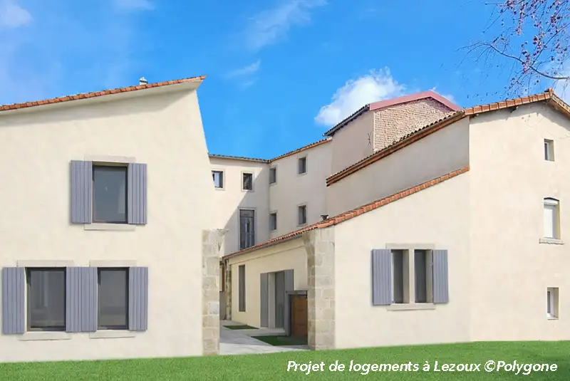 Projet de logements sociaux à Lezoux (63) par le bailleur social Polygone