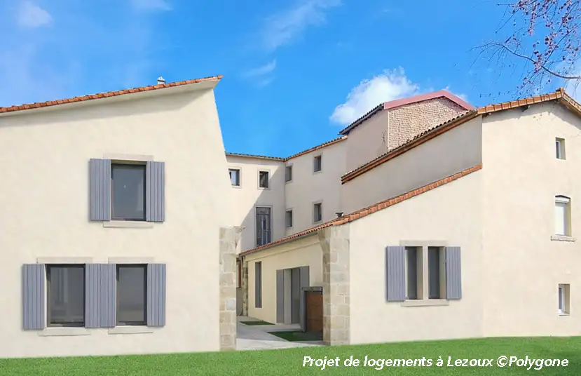 Projet de logements sociaux à Lezoux (63) par le bailleur social Polygone