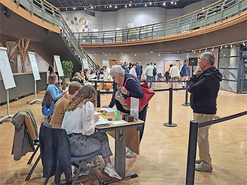 Présentation de l'émargement réalisé pour l'Assemblée Générale du 01.10.2026